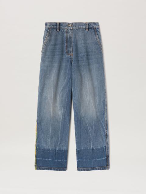 Palm Angels Palms Sunrise Baggy Denim Pants