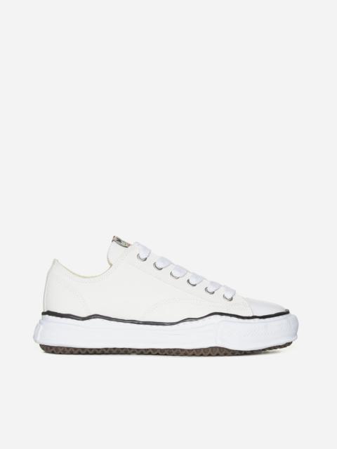 Peterson canvas low-top sneakers