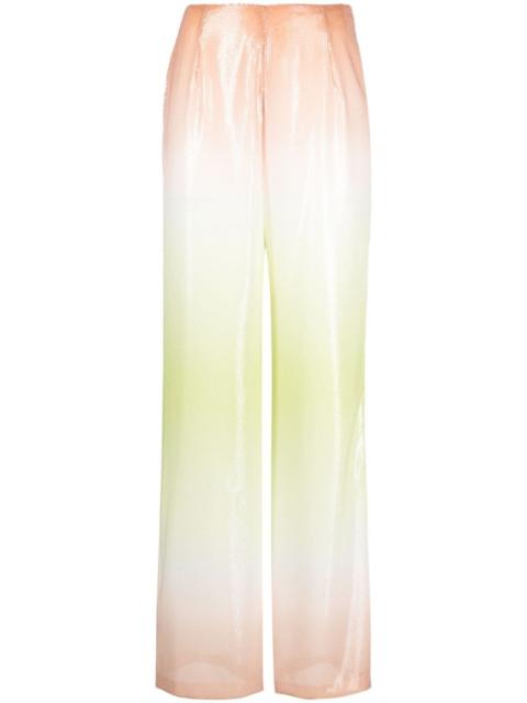 GCDS gradient-effect sequinned trousers