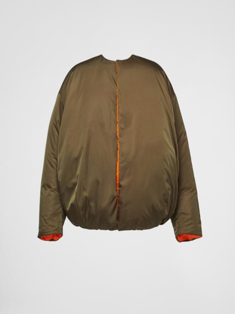 Reversible Re-Nylon down jacket
