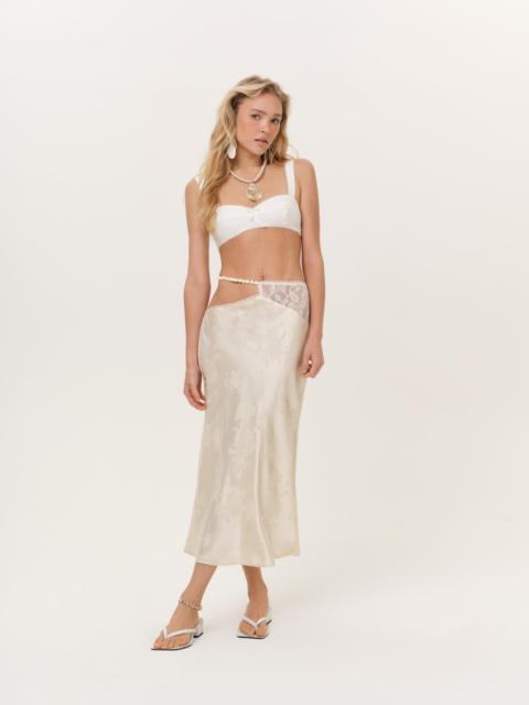 For Love & Lemons Adrift Midi Skirt