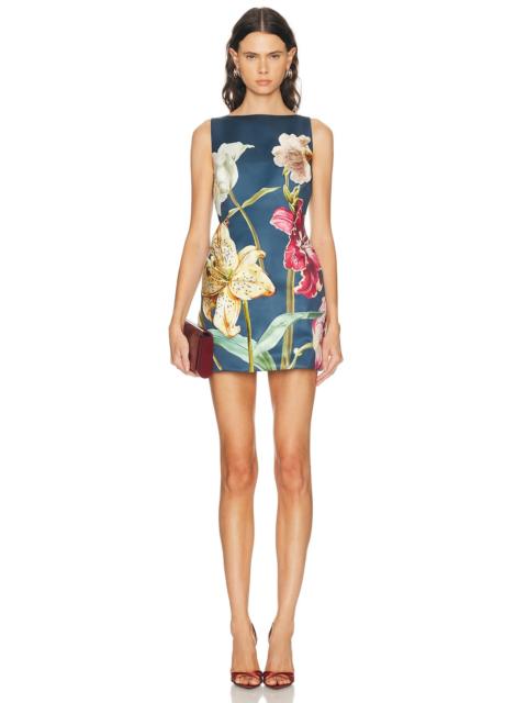 LEO LIN Ali Embroidered Mini Dress