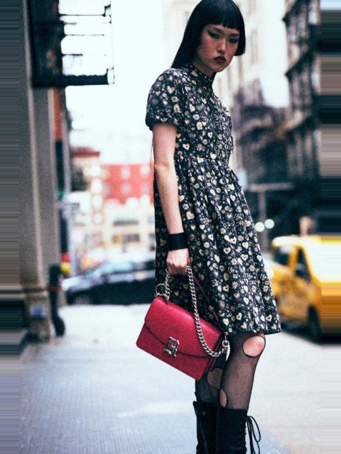 R13 COLLARED BABYDOLL DRESS