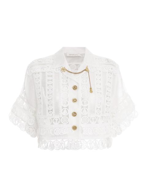 Zimmermann HIGH TIDE NAUTICAL CROP JACKET