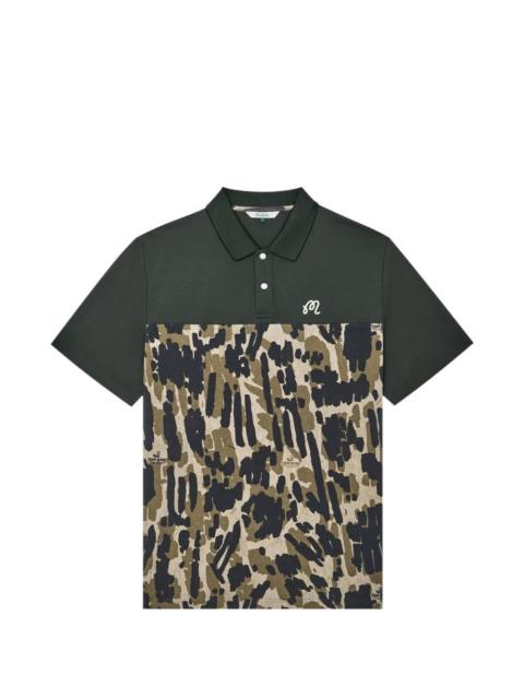 malbon camouflage-pattern polo shirt