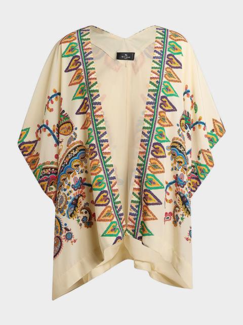 Etro Paisley-Print Beach Coverup