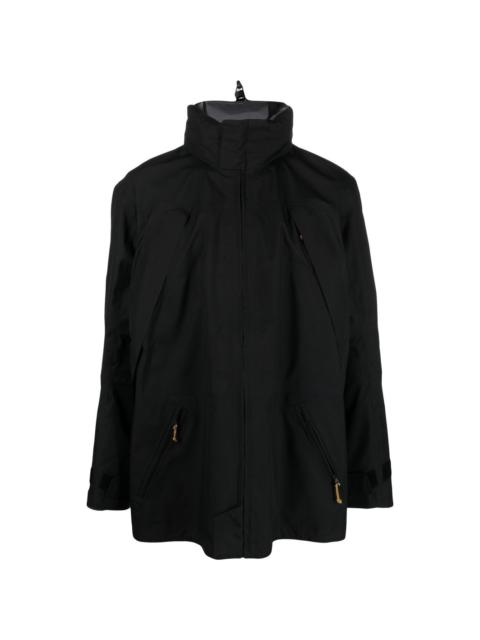 GR10K high-neck zip-fastening parka jacket