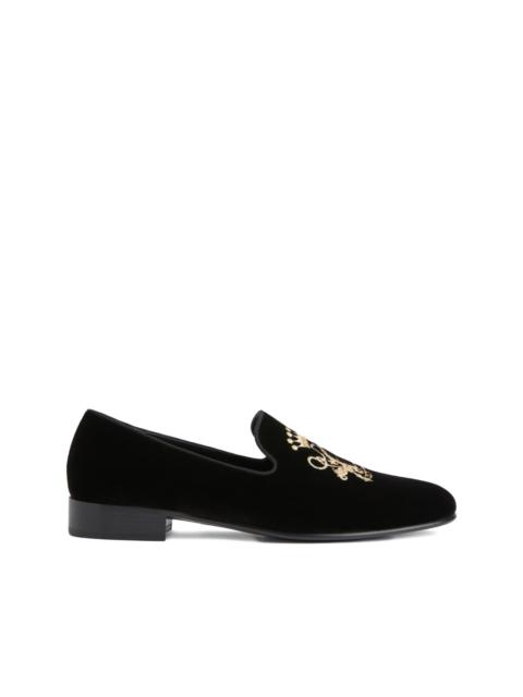 Giuseppe Zanotti Terence embroidered loafers