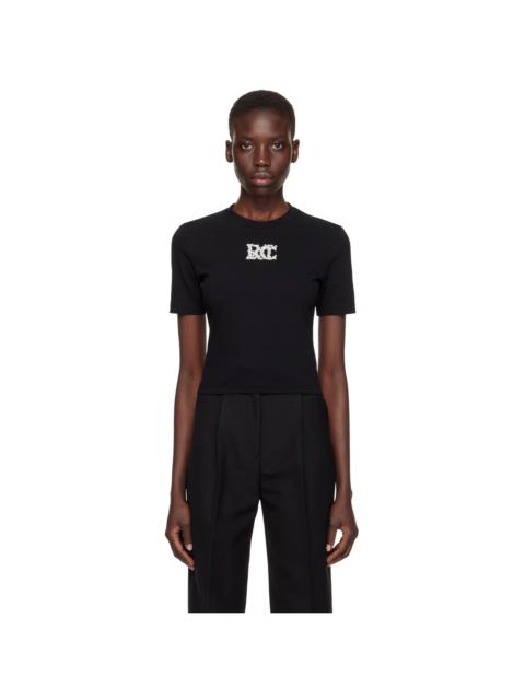 RECTO Black Embellishment T-Shirt