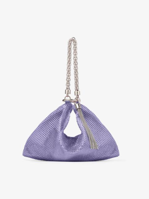 JIMMY CHOO Callie
Tanzanite Satin Crystal Clutch Bag