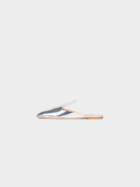 A.W.A.K.E. MODE TIM OPEN TOE SHOES SILVER GOLD
