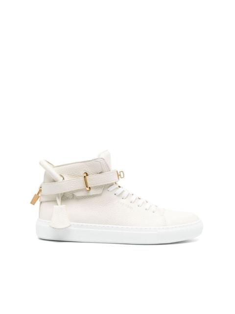 BUSCEMI high-top leather sneakers