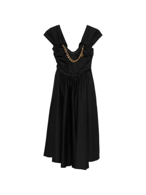 ELISABETTA FRANCHI chain A-line dress