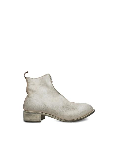 Guidi zip-up ankle boots