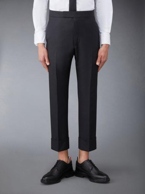 back-strap tailored trousers