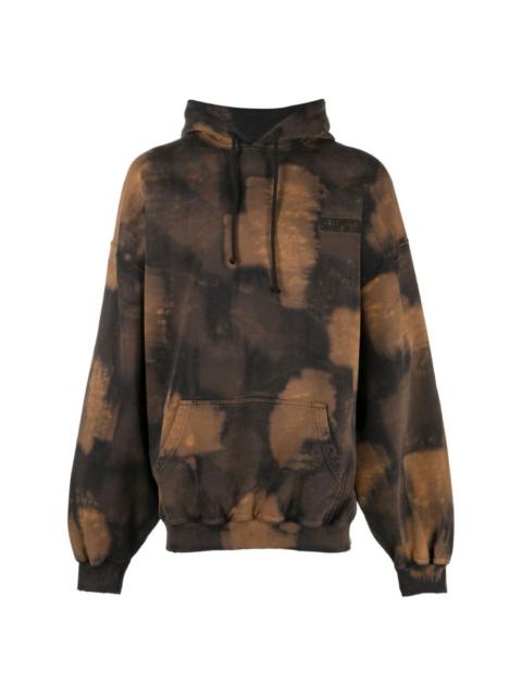 overbleached cotton hoodie