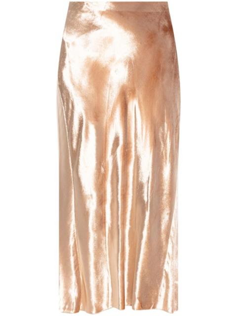 TORY BURCH velvet midi skirt