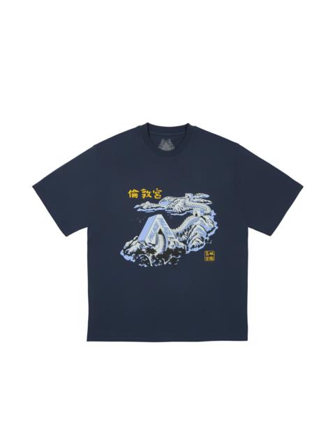 PALACE GREAT WALL OF TRI-NA T-SHIRT NAVY