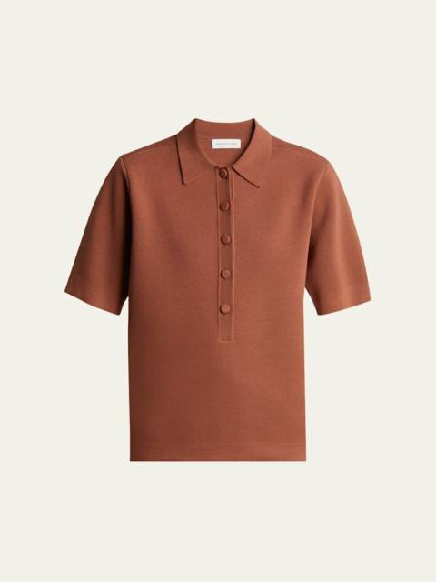Dries Van Noten Toamsa Polo Wool Shirt