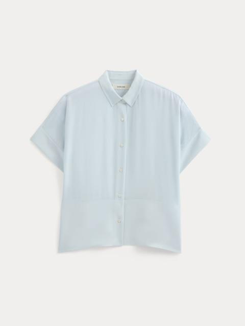 EVERLANE THE BOXY SHIRT IN WASHABLE SILK