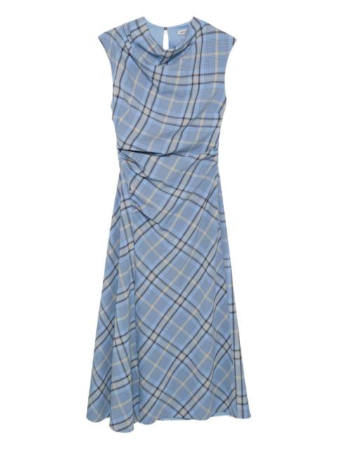 SIMKHAI Burke plaid-pattern midi dress
