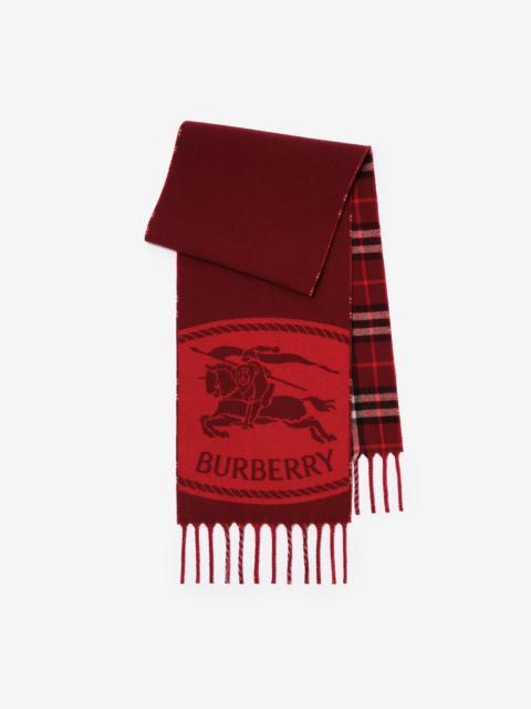 Burberry Reversible Knight Stamp Scarf