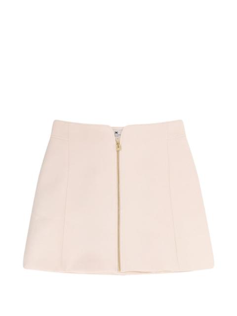 ELISABETTA FRANCHI Daily zip mini skirt