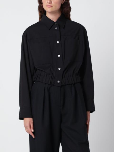 WEEKEND Max Mara Short black jacket in virgin wool