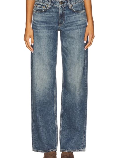 rag & bone Saige Low Rise Relaxed Straight Jeans