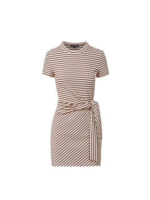 VERONICA BEARD ELVARIS WRAP MINI DRESS