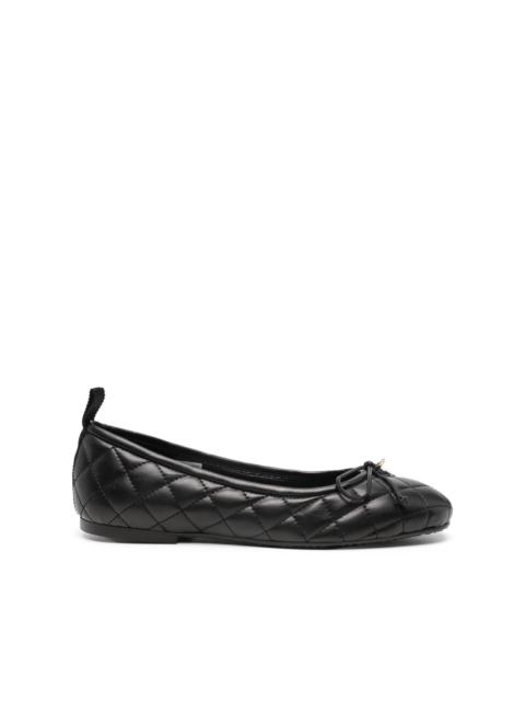 See by Chloé logo-charm ballerinas