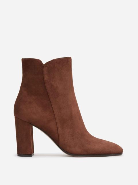 Gianvito Rossi PLAIN SUEDE ANKLE BOOTS