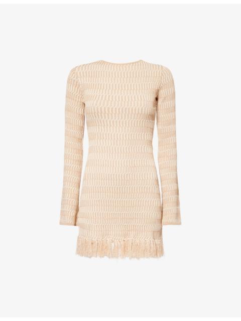 DEVON WINDSOR Costa Metallic Knit Dress