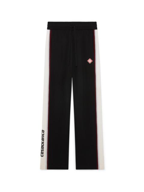 CASABLANCA Stripe Merino Knit Trousers