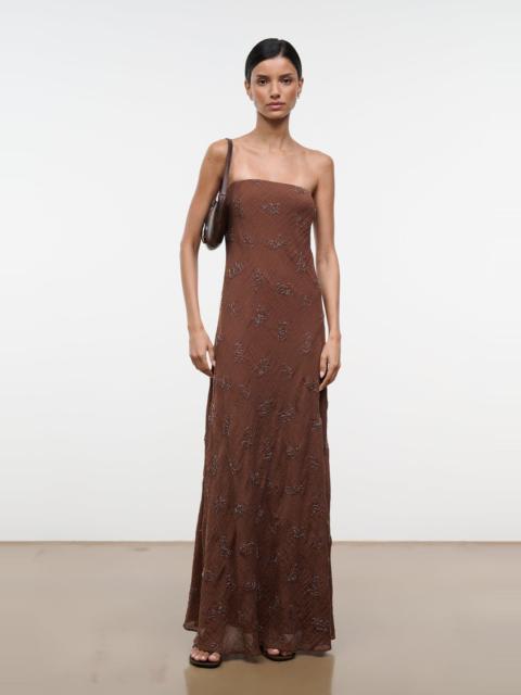 STAUD STAUD CASSIE DRESS CEDAR