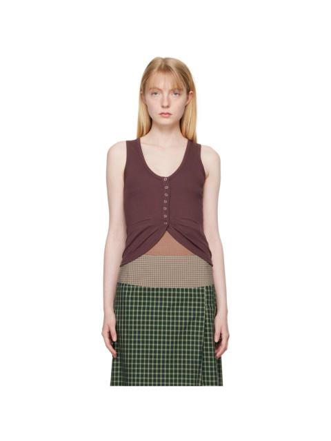 gimaguas Brown Maelynn Tank Top