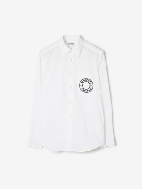 Burberry Logo Graphic Cotton Shirt
