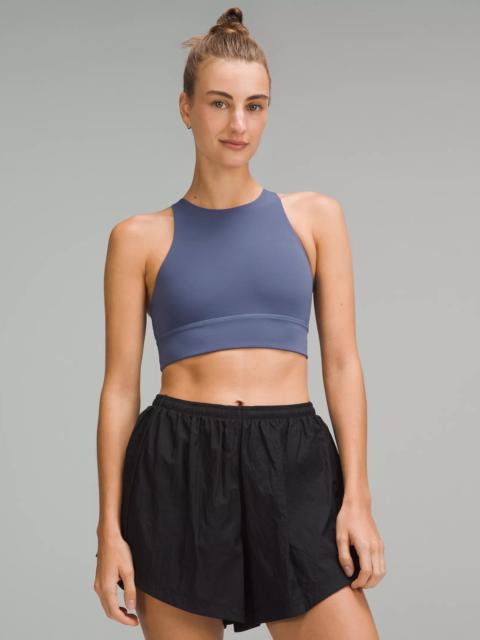 lululemon lululemon Energy High-Neck Longline Bra Medium Support, B-D Cups *Tough