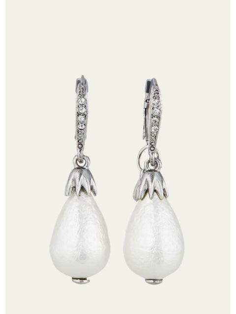Oscar de la Renta 클래식 Pearly 클립 귀걸이