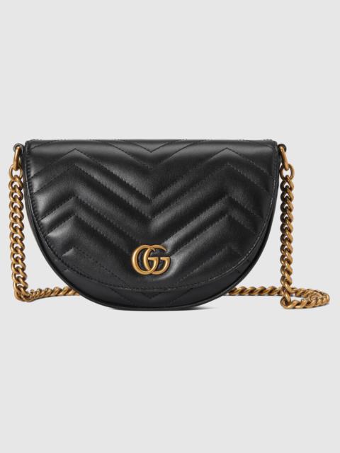 GG Marmont half-moon-shaped mini bag