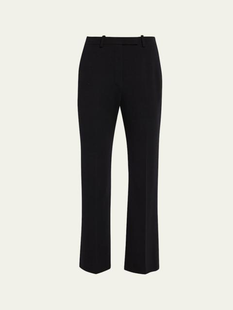 Loro Piana Darry Kickflare-Leg Crop Trousers