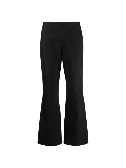 cropped flared trousers