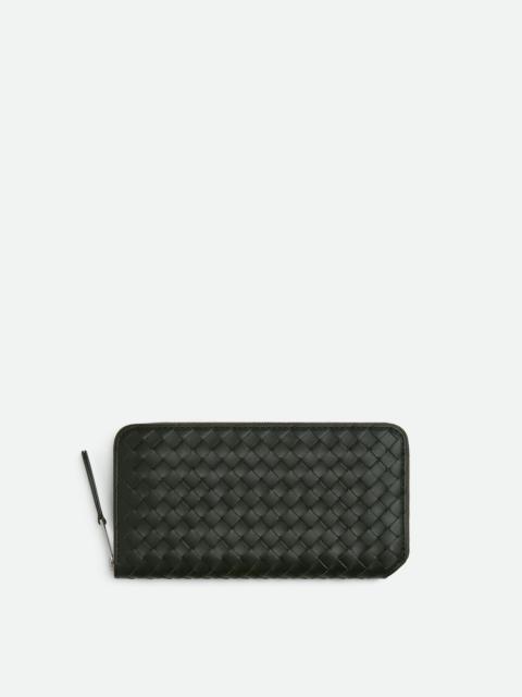 Bottega Veneta Intrecciato Piccolo Zip Around Wallet