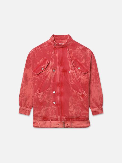 FRAME Lunar New Year MC Jacket in Hibiscus
