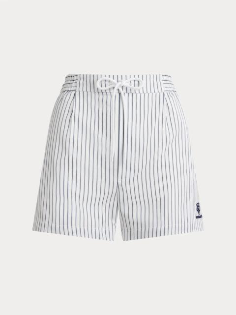 Polo Ralph Lauren Wimbledon Striped Pleated Cotton Short
