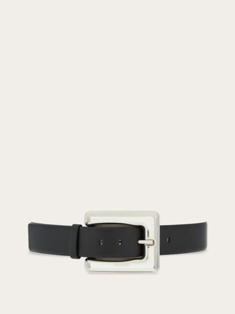 FERRAGAMO FIXED BELT WITH CHUNKY BUCKLE