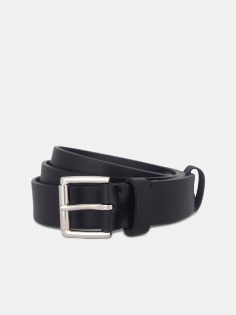 Vince Men's 30mm Leather Double-Loop Belt