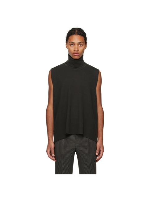 ISSEY MIYAKE Black Framework Vest