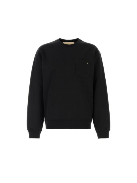 Valentino VALENTINO Black Cotton Sweatshirt New & Authentic (Men's siz