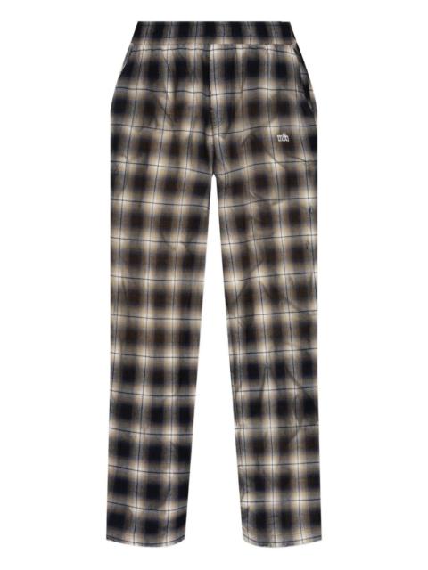 MISBHV plaid straigth-leg trousers